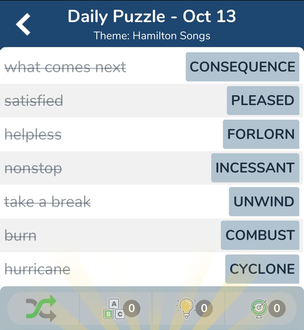 7 Little Words October 13 2024