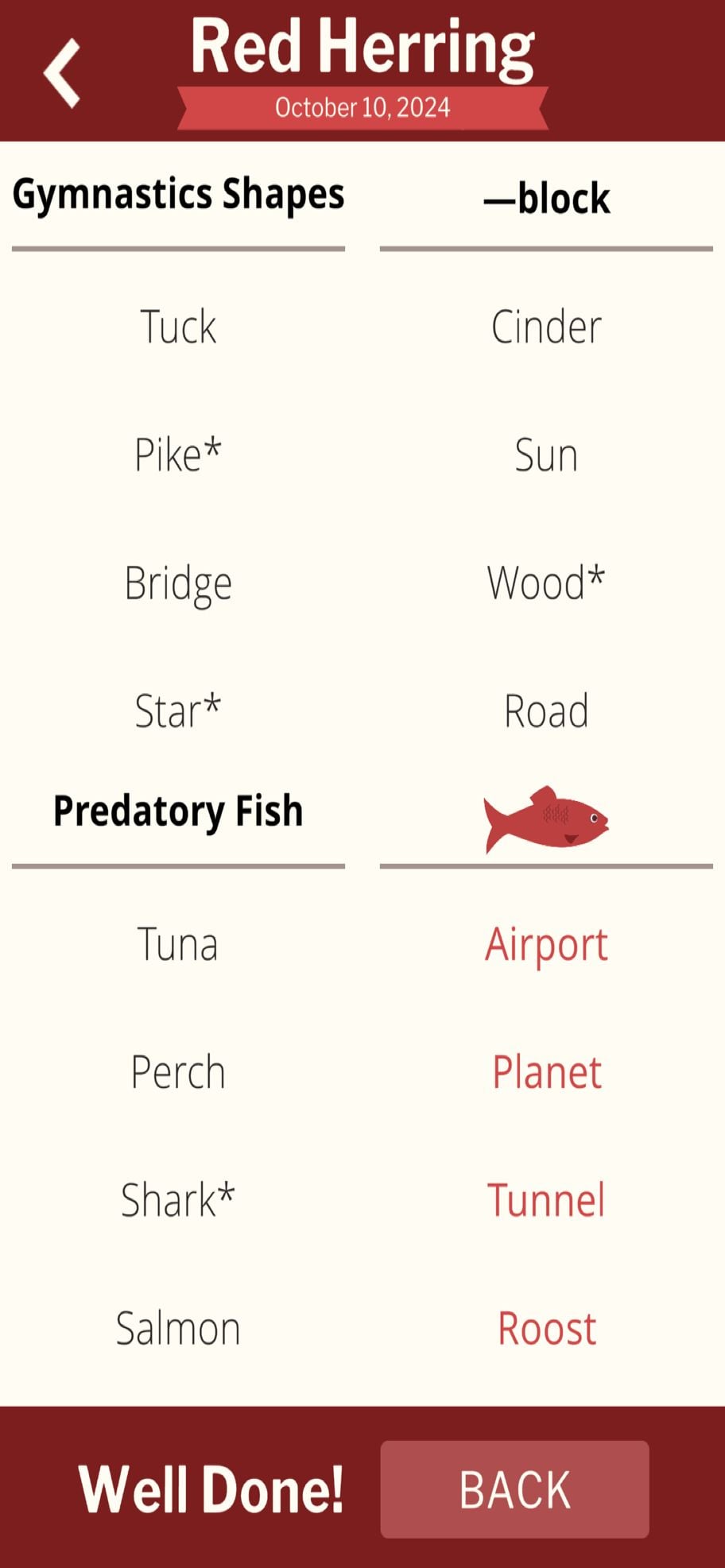 7 Little Words Red Herring October 10 2024