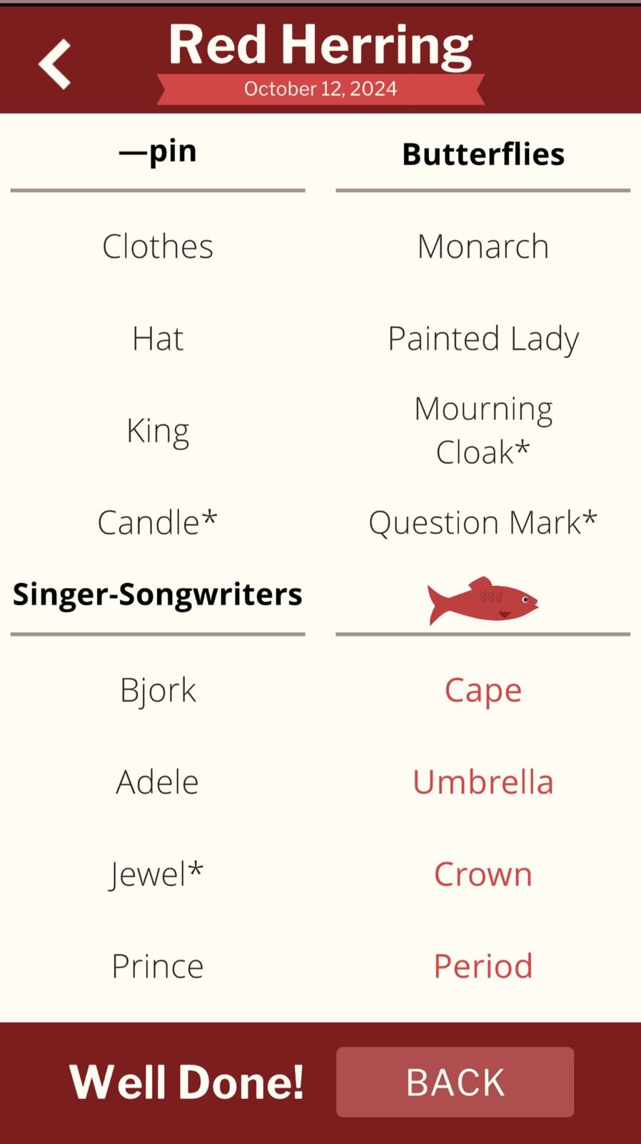 7 Little Words Red Herring October 12 2024