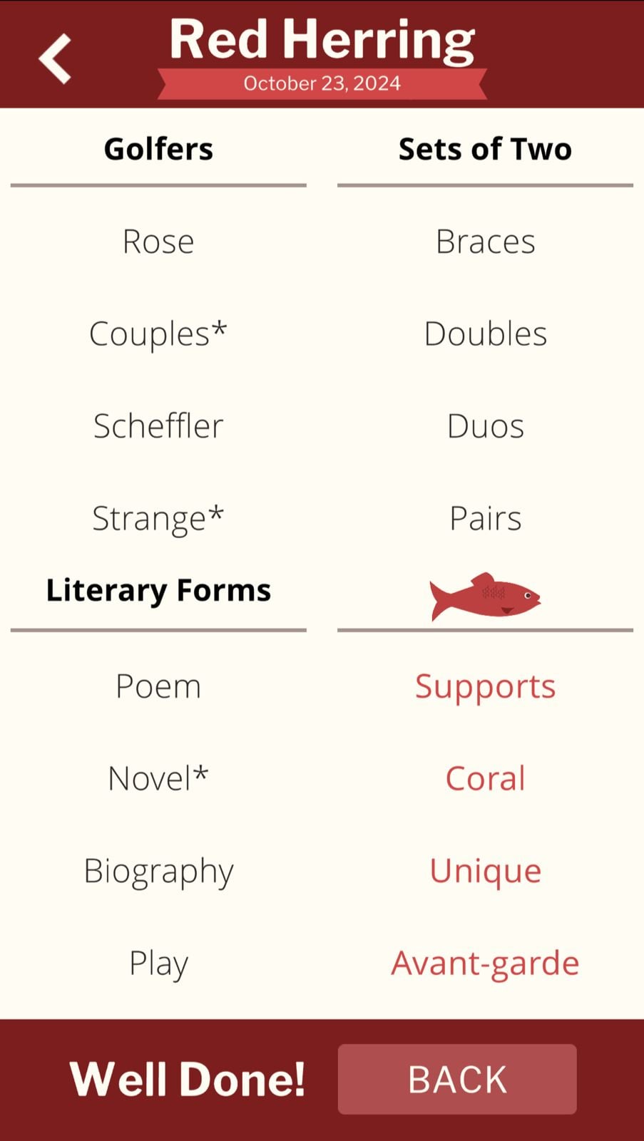 7 Little Words Red Herring October 23 2024