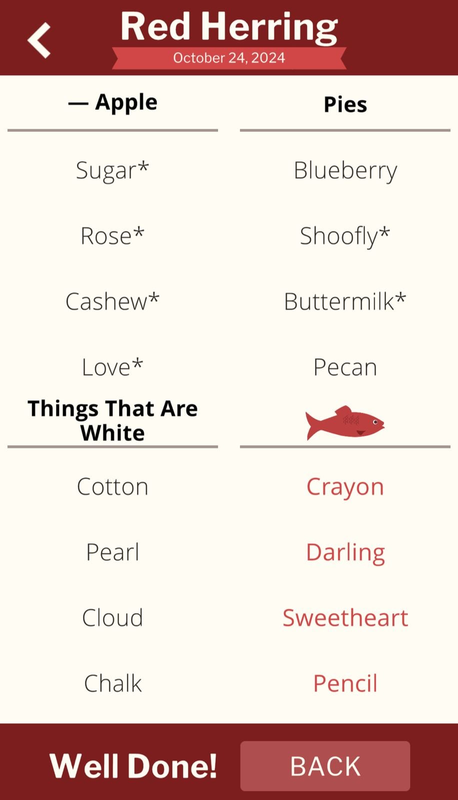 7 Little Words Red Herring October 24 2024