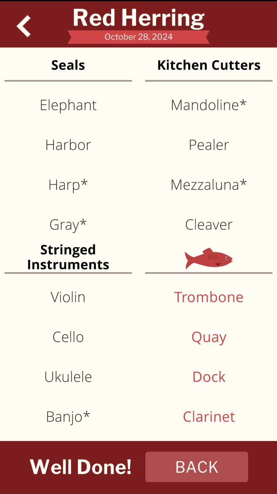 7 Little Words Red Herring October 28 2024