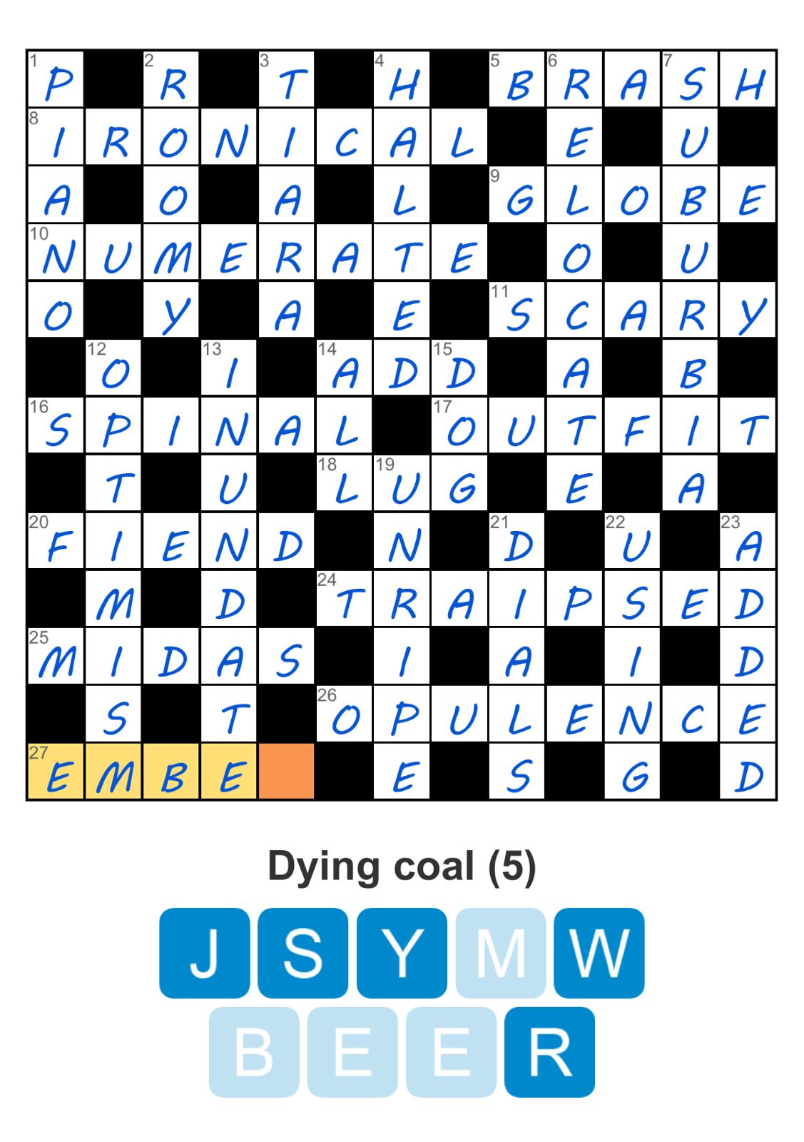Puzzle Page Challenger October 27 2024