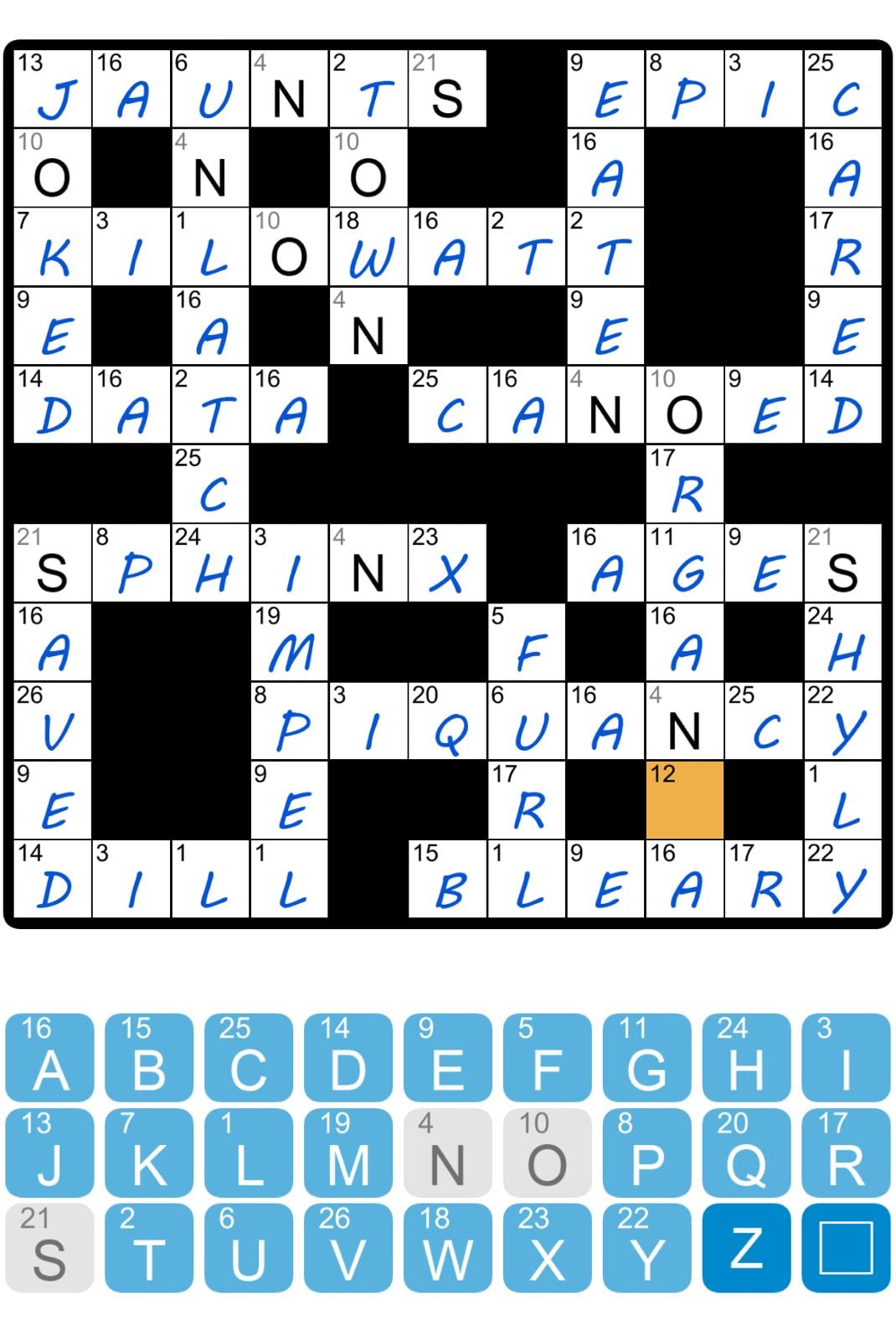 Puzzle Page Codeword October 20 2024