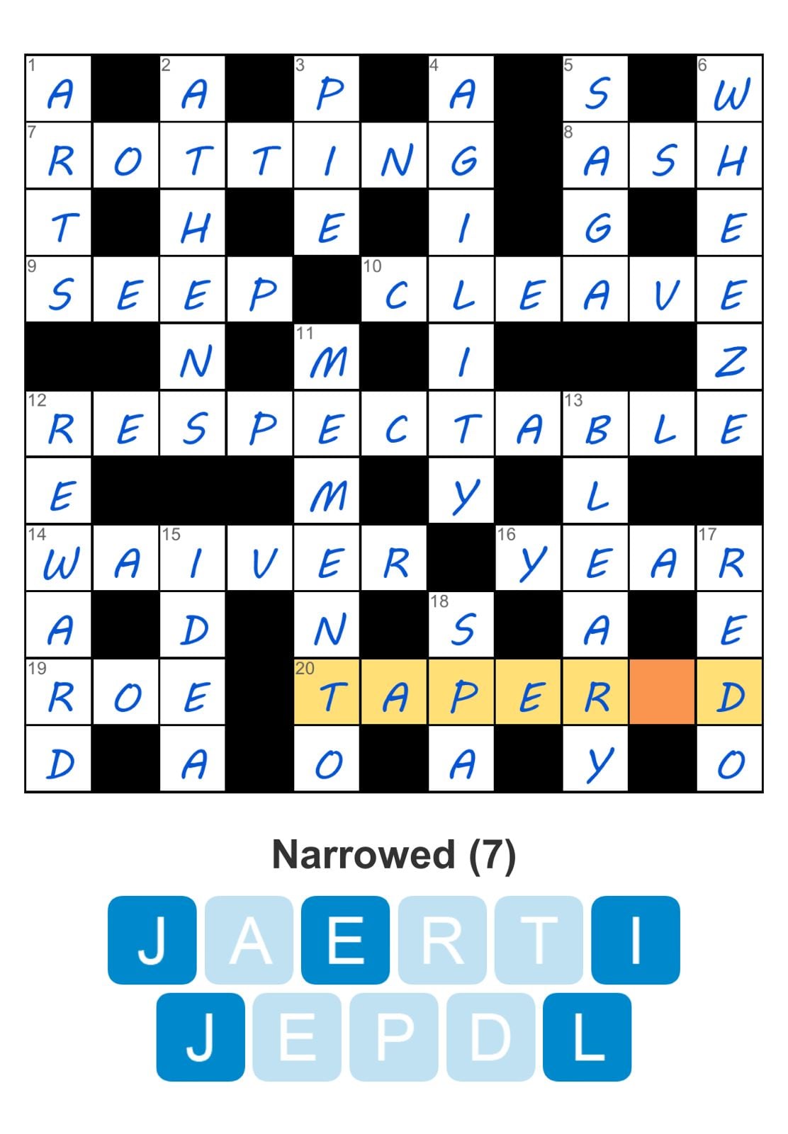 Puzzle Page Crossword October 17 2024