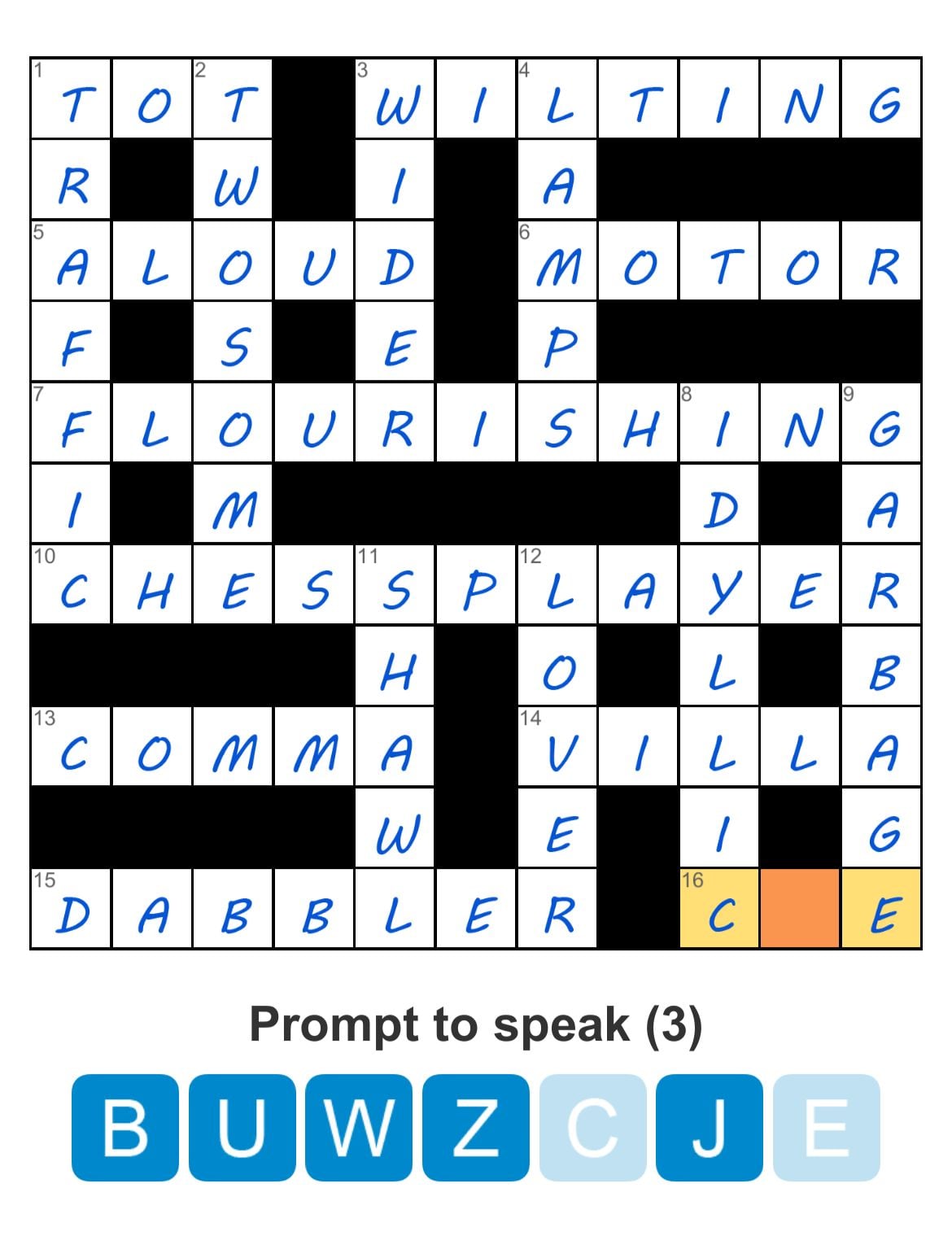 Puzzle Page Crossword October 19 2024