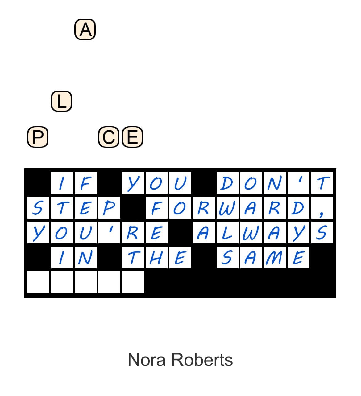 Puzzle Page Quote Slide October 10 2024 2024