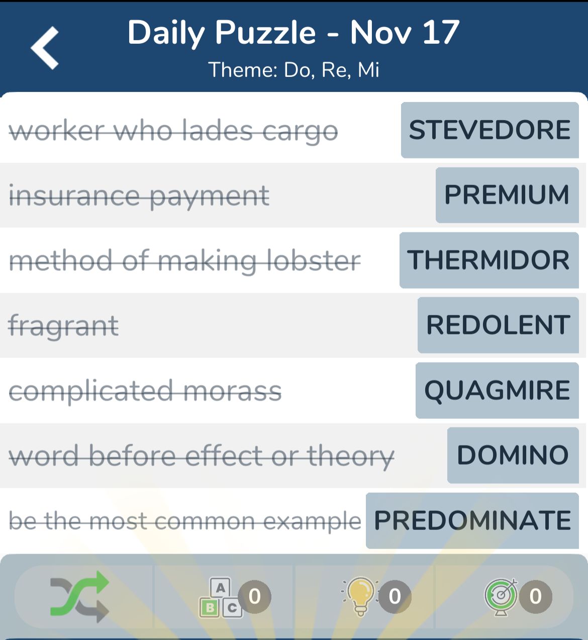7 Little Words November 17 2024