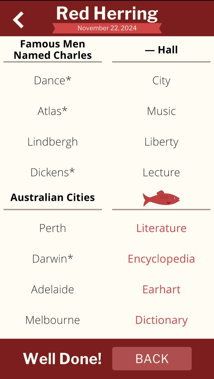7 Little Words Red Herring November 22 2024