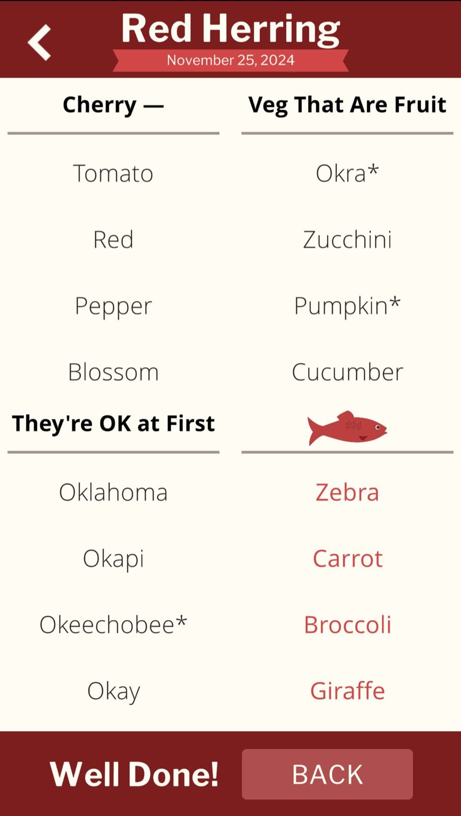 7 Little Words Red Herring November 25 2024