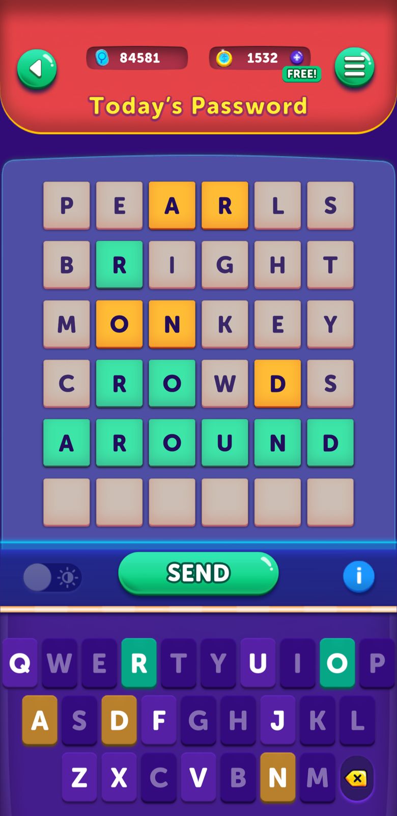 CodyCross Password December 1 2024