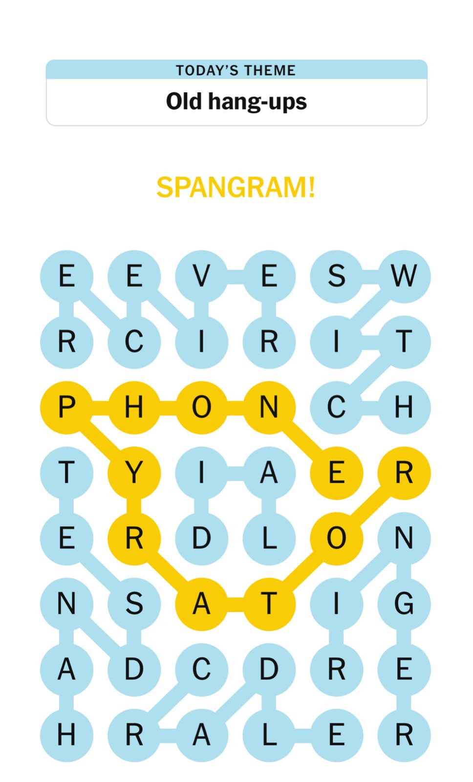 NYT Strands December 1 2024