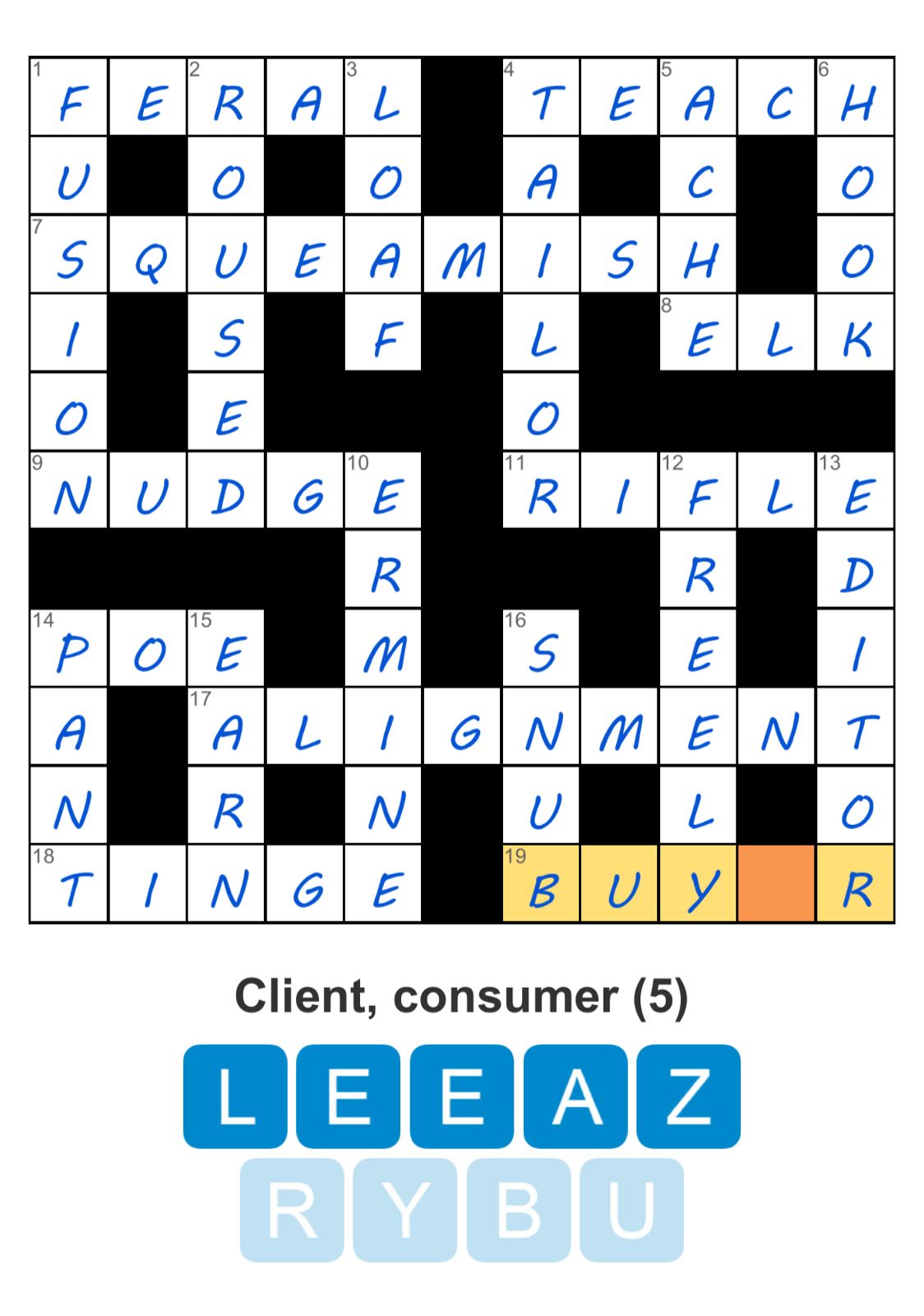 Puzzle Page Crossword November 12 2024