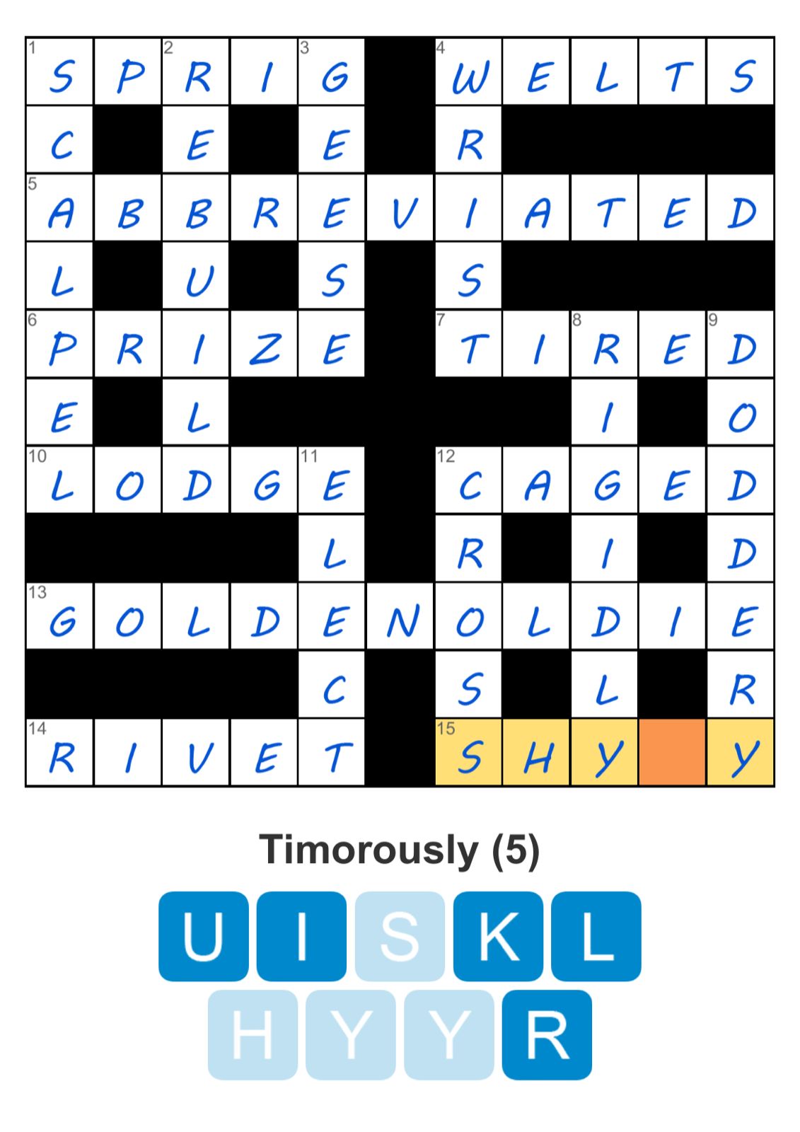 Puzzle Page Crossword November 23 2024