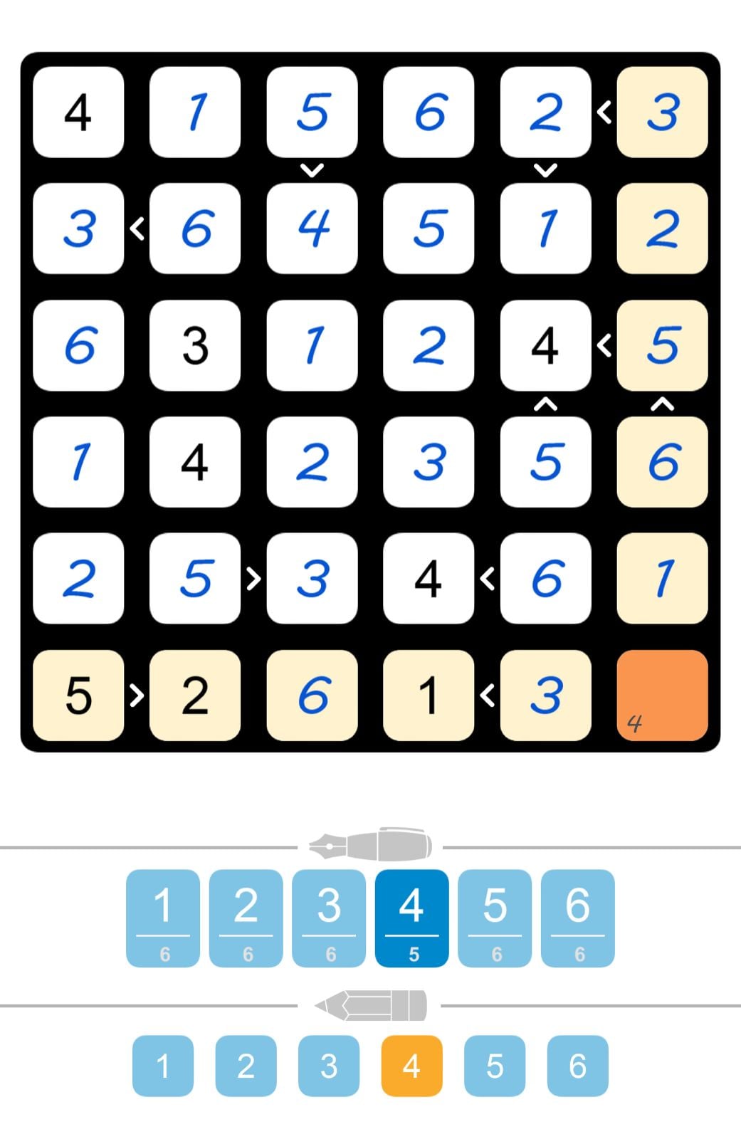 Puzzle Page Futoshiki November 2 2024