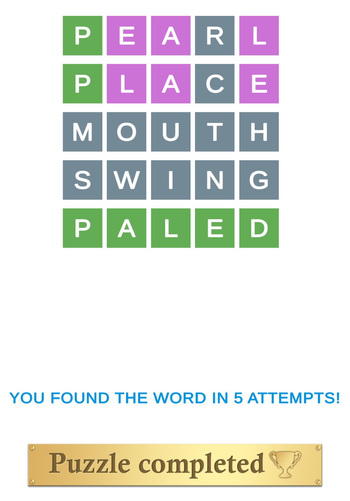 Puzzle Page Wordy November 4 2024
