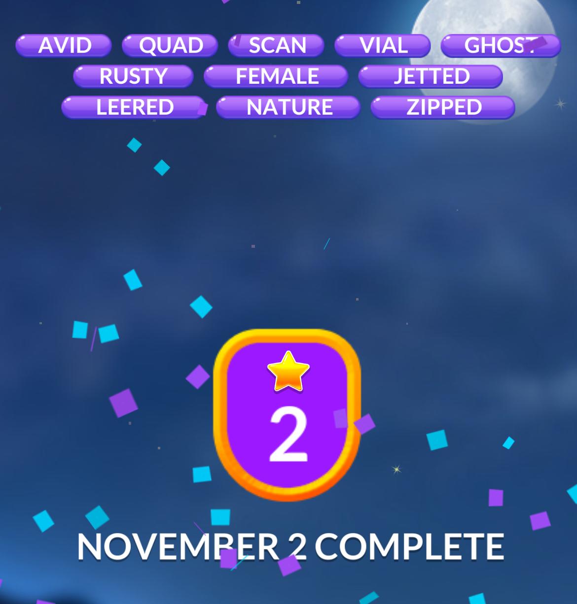 Word Stacks Daily Puzzle November 2 2024