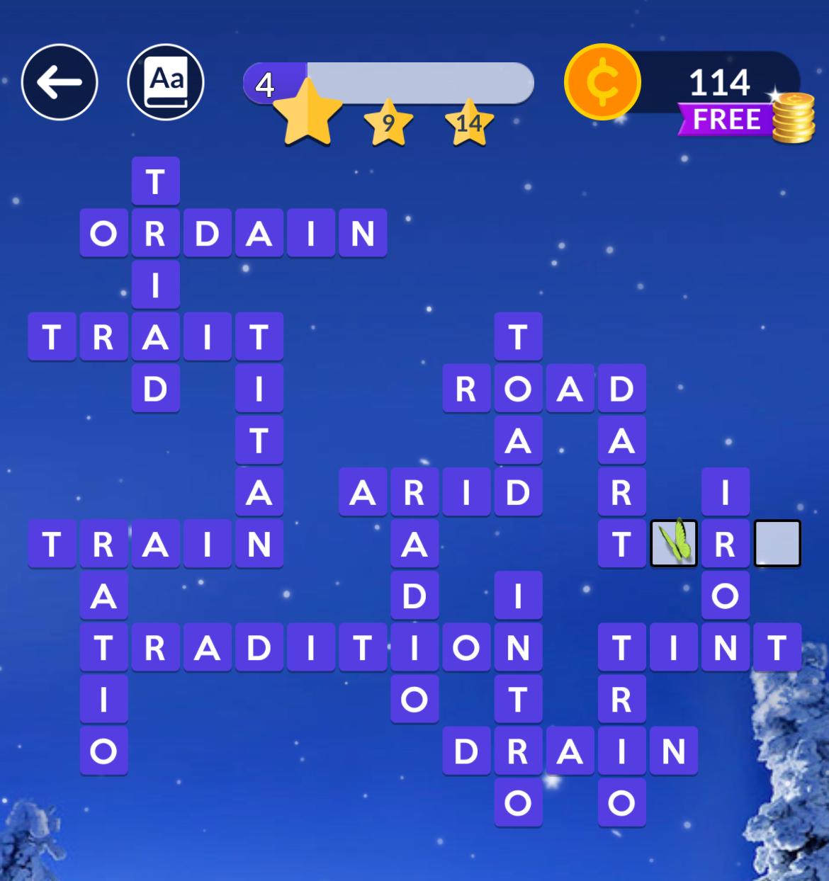 Wordscapes December 1 2024