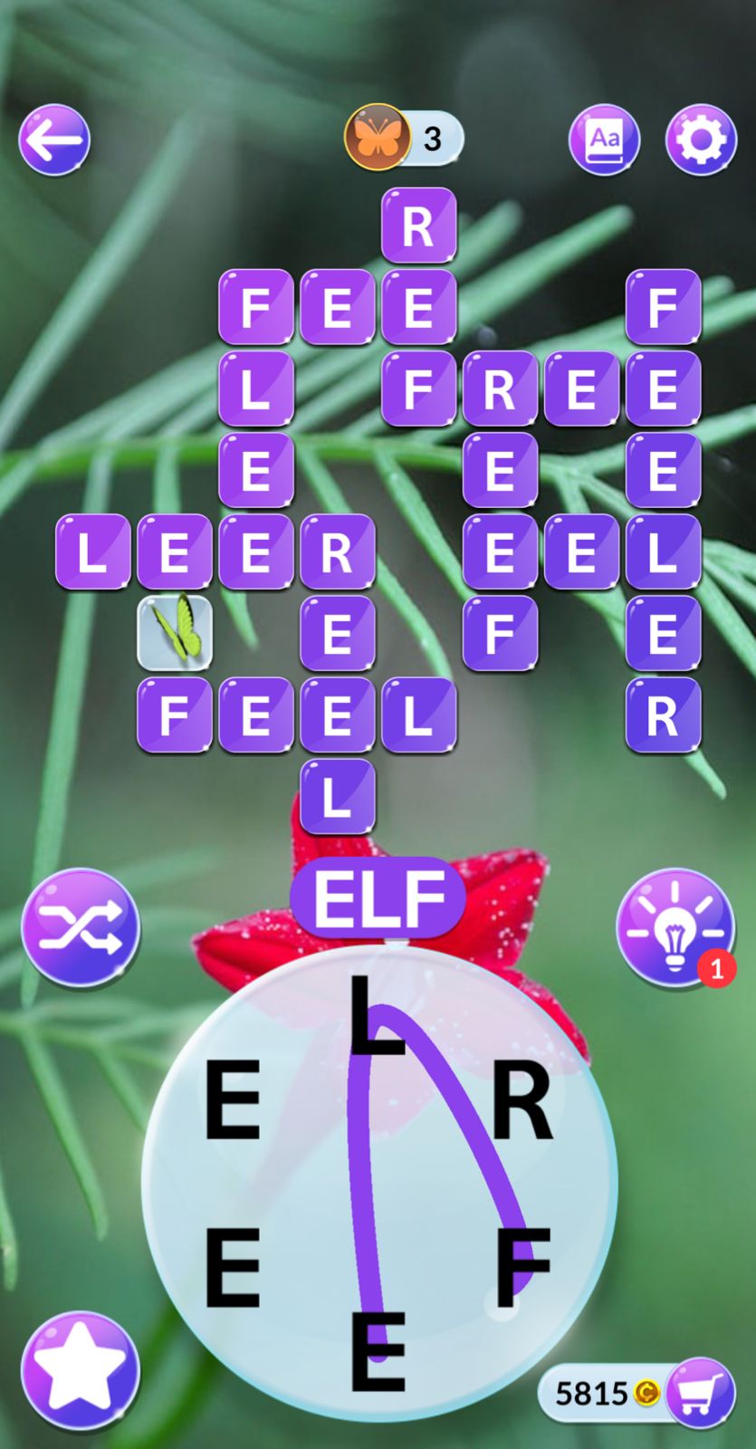 Wordscapes In Bloom Daily December 1 2024