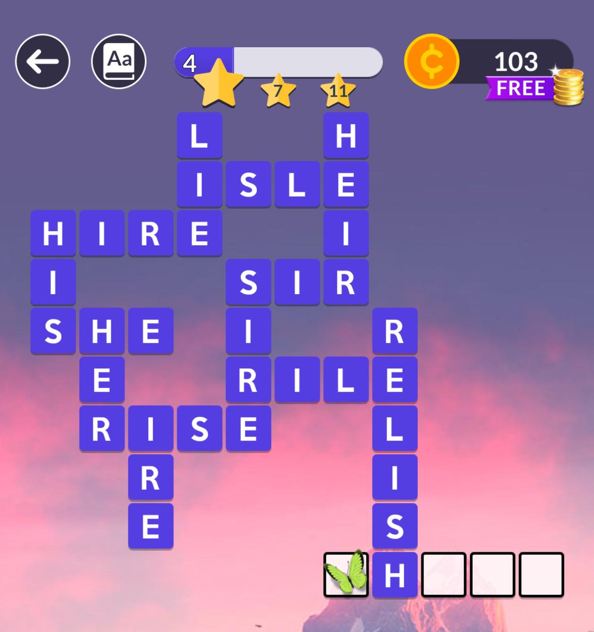 Wordscapes November 20 2024