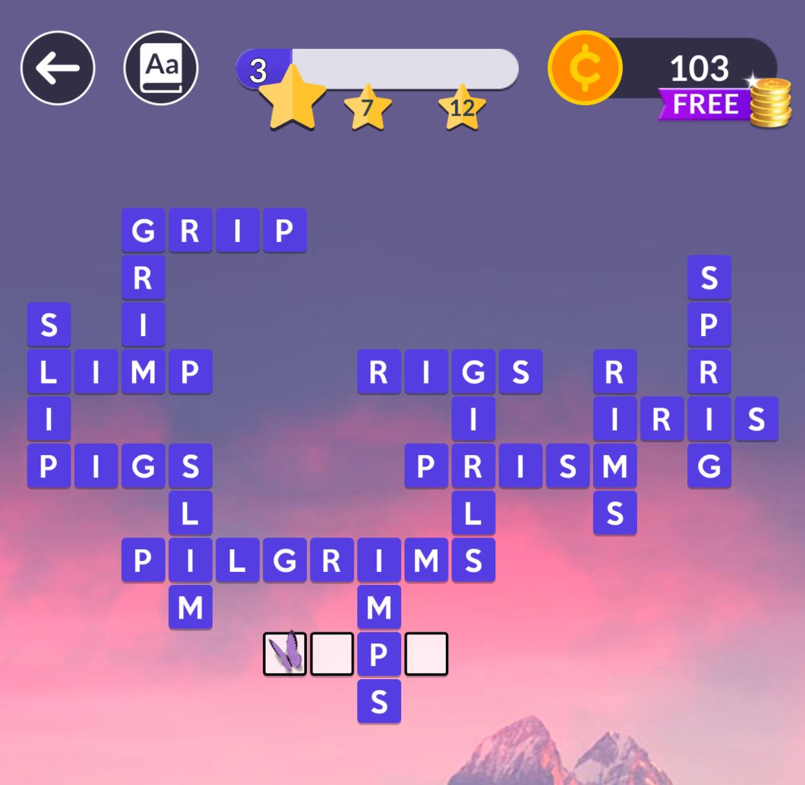 Wordscapes November 30 2024