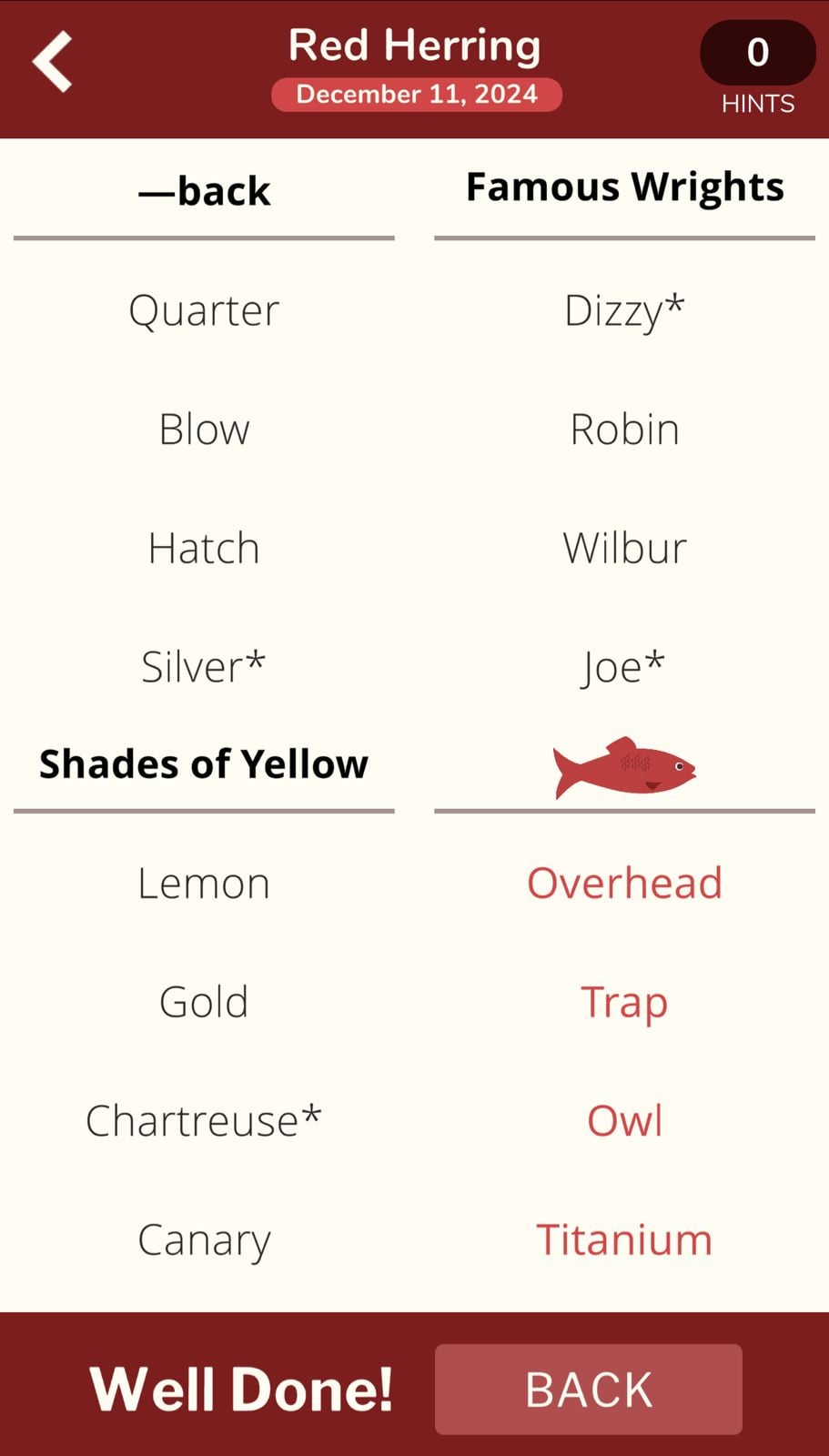 7 Little Words Red Herring December 11 2024