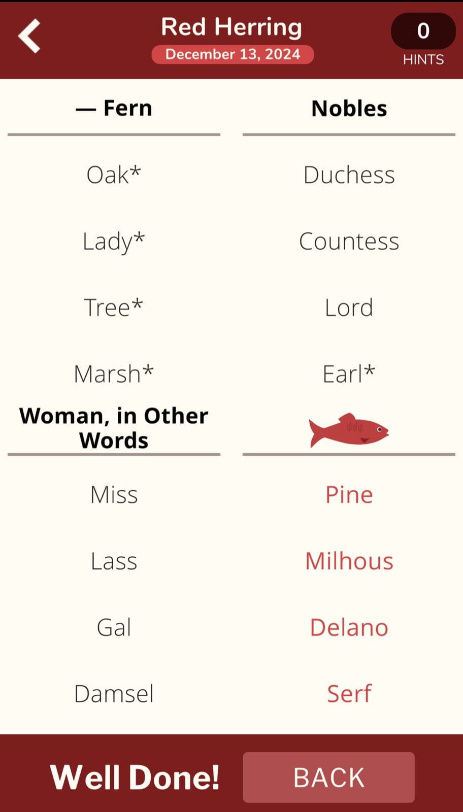 7 Little Words Red Herring December 13 2024