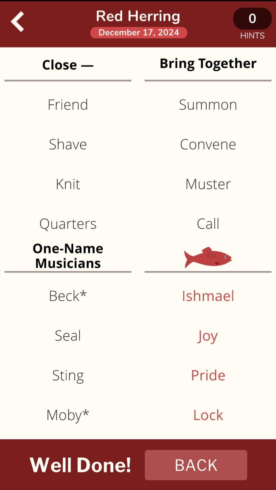 7 Little Words Red Herring December 17 2024
