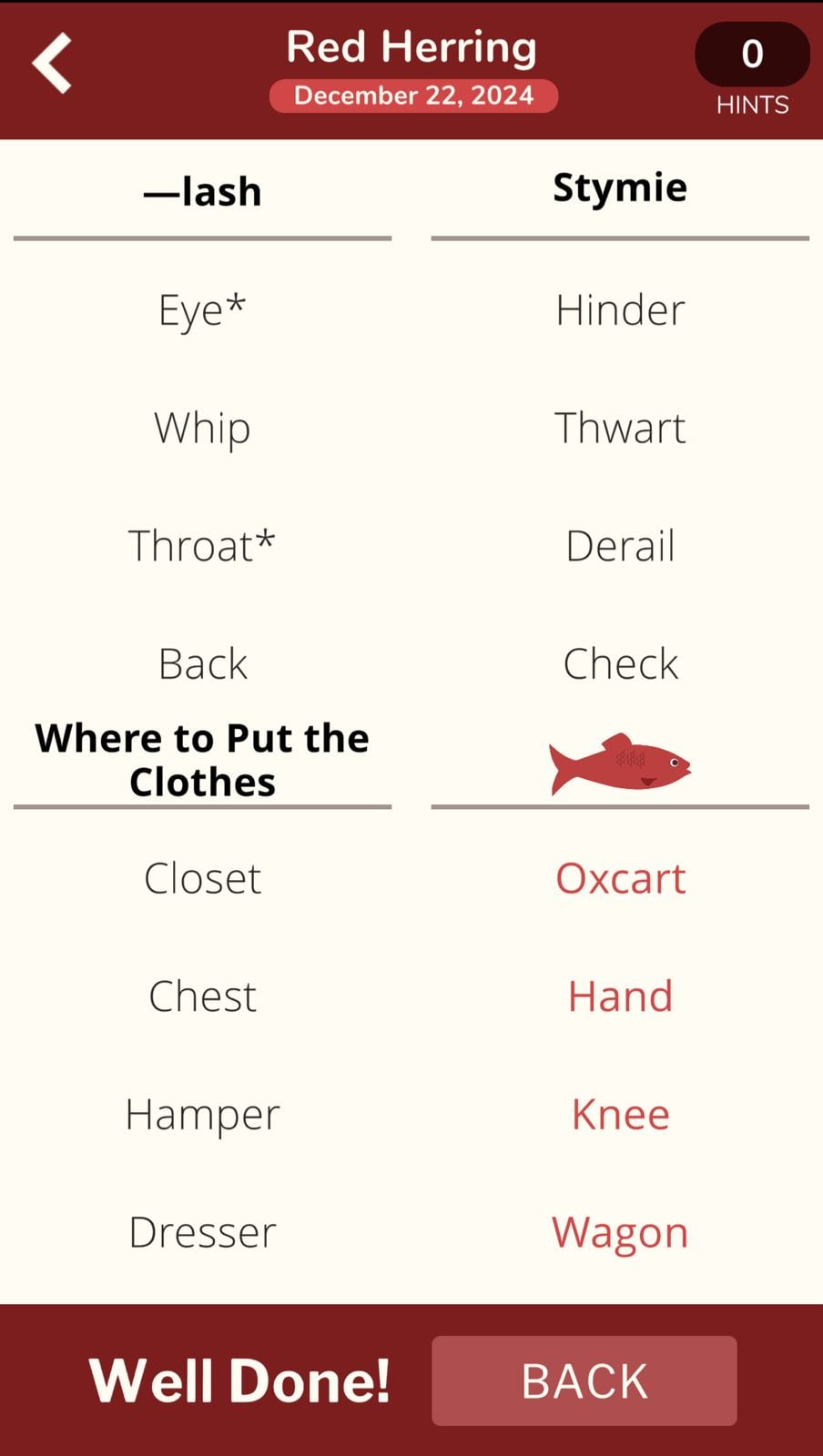 7 Little Words Red Herring December 22 2024