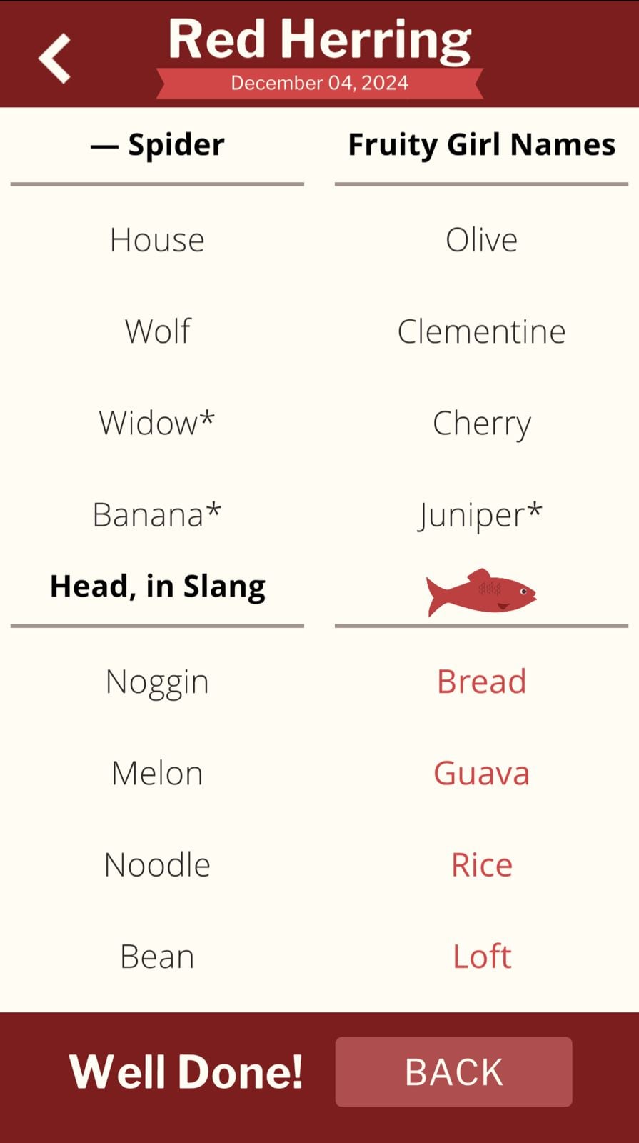 7 Little Words Red Herring December 4 2024