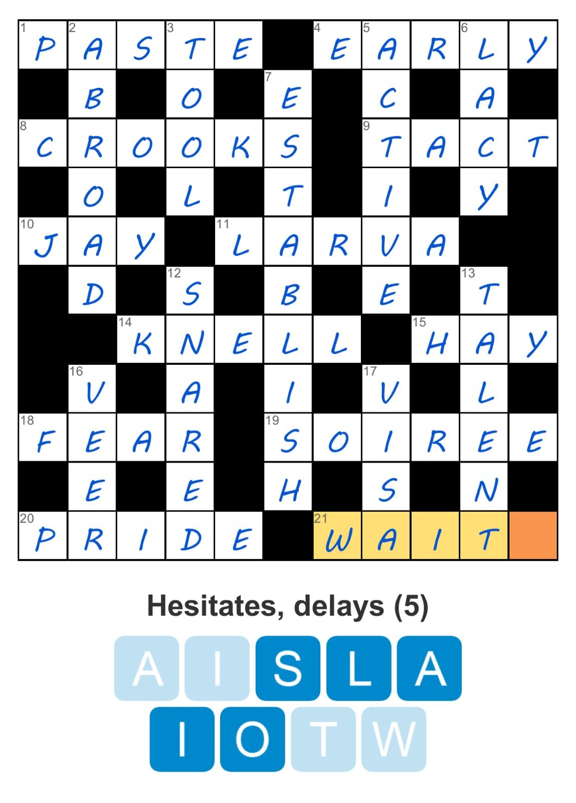 Puzzle Page Crossword December 20 2024