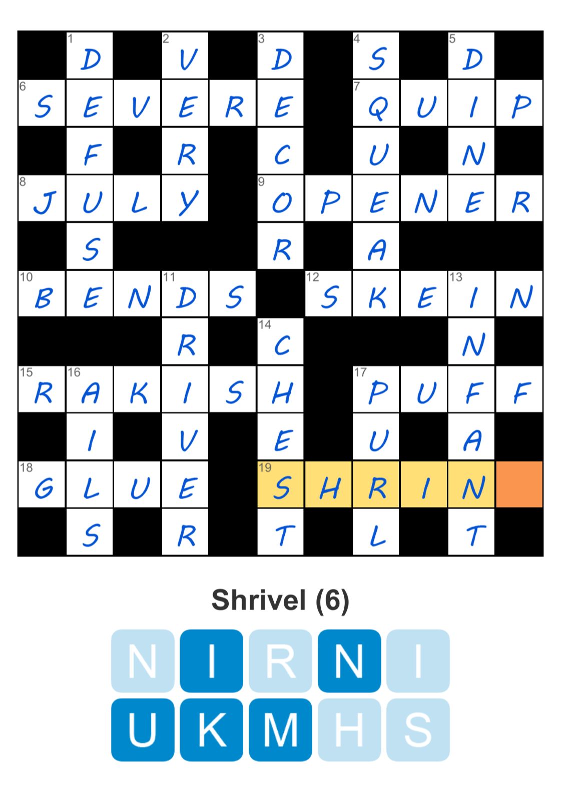 Puzzle Page Crossword December 27 2024