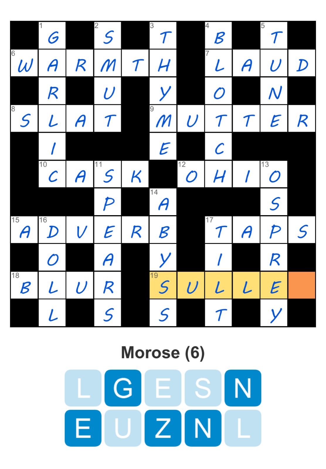 Puzzle Page Crossword December 3 2024
