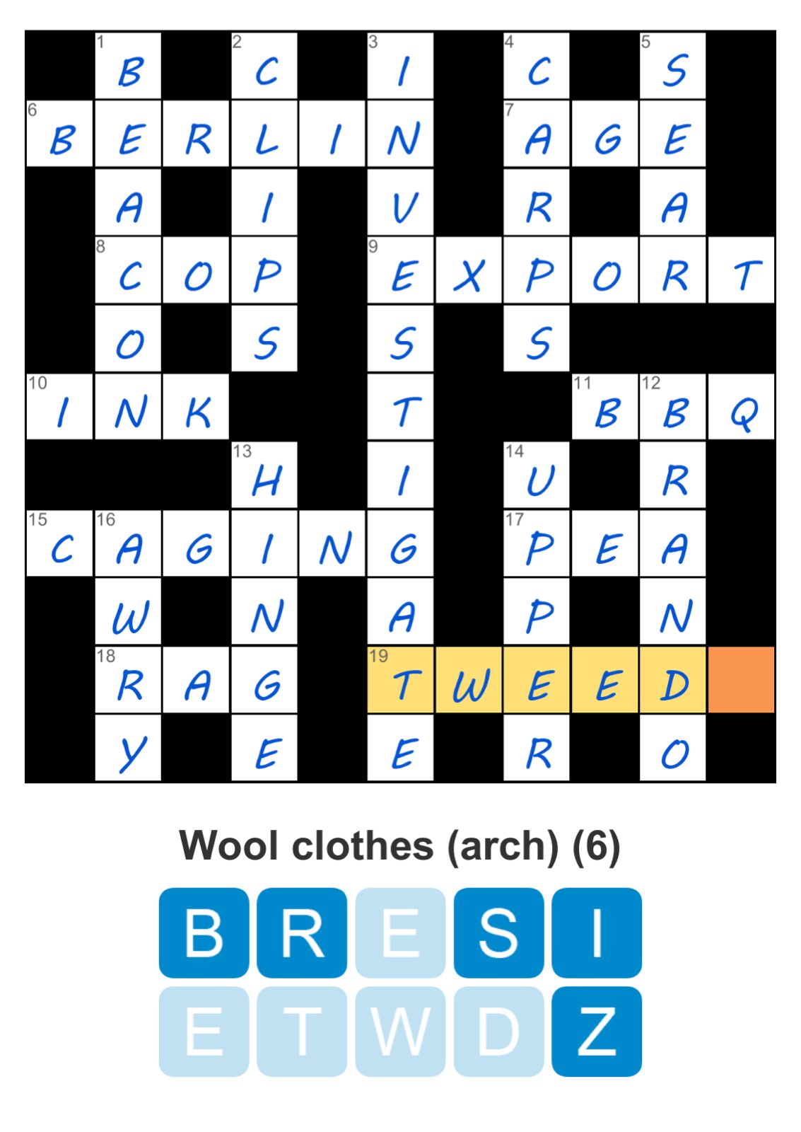 Puzzle Page Crossword December 9 2024