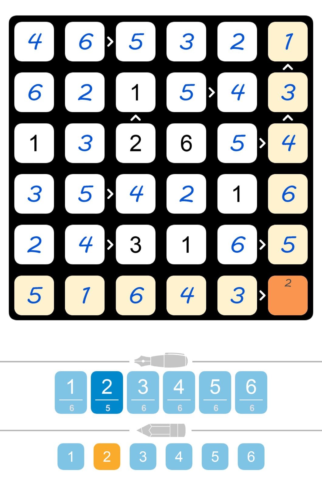 Puzzle Page Futoshiki December 20 2024