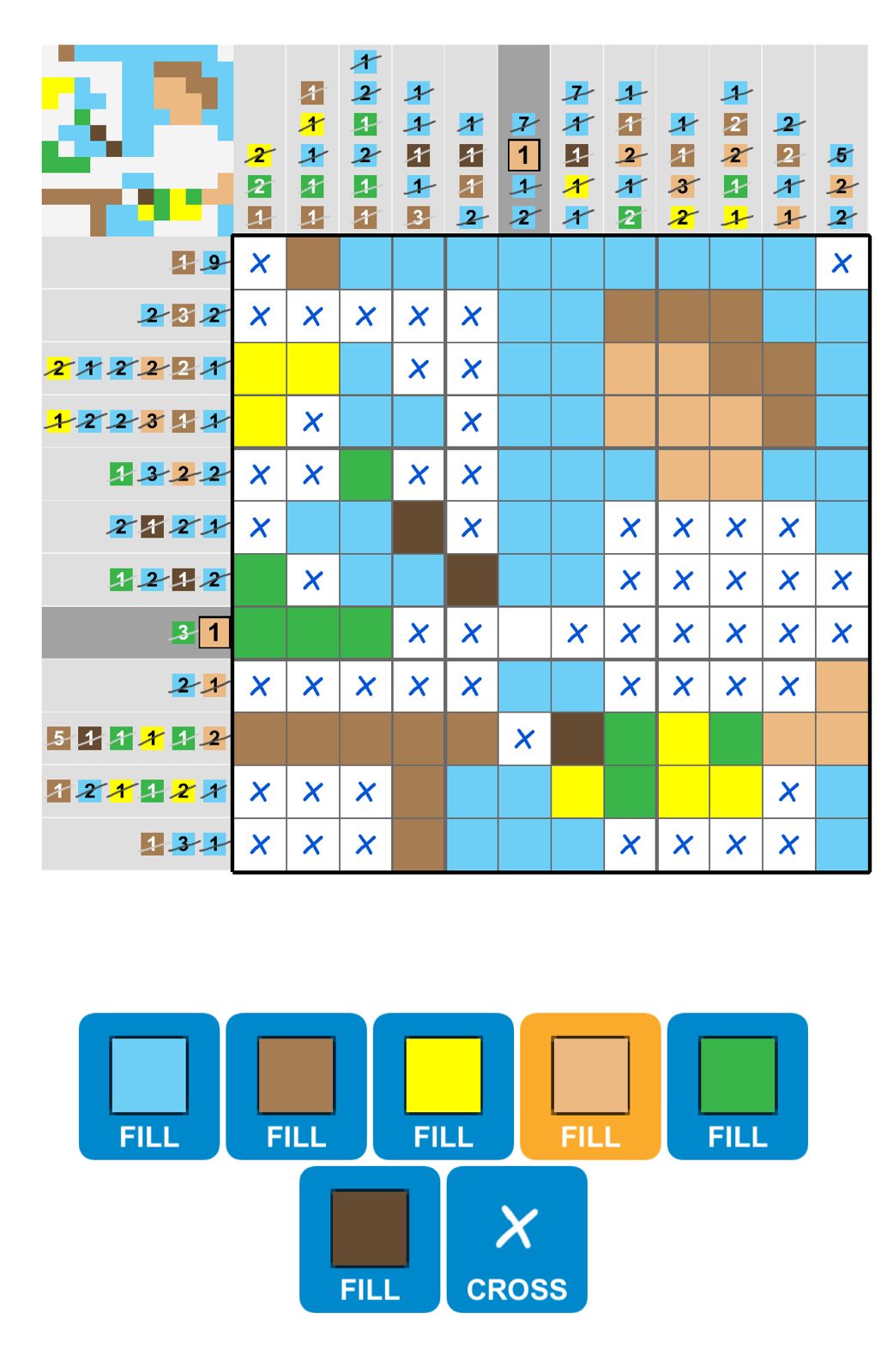 Puzzle Page Picture Cross December 14 2024