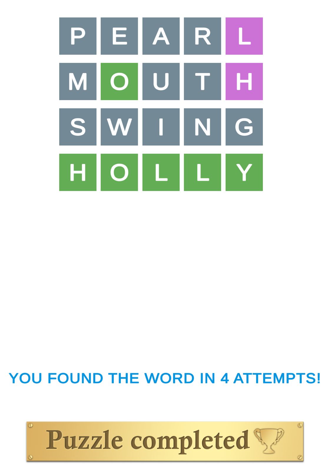 Puzzle Page Wordy December 25 2024