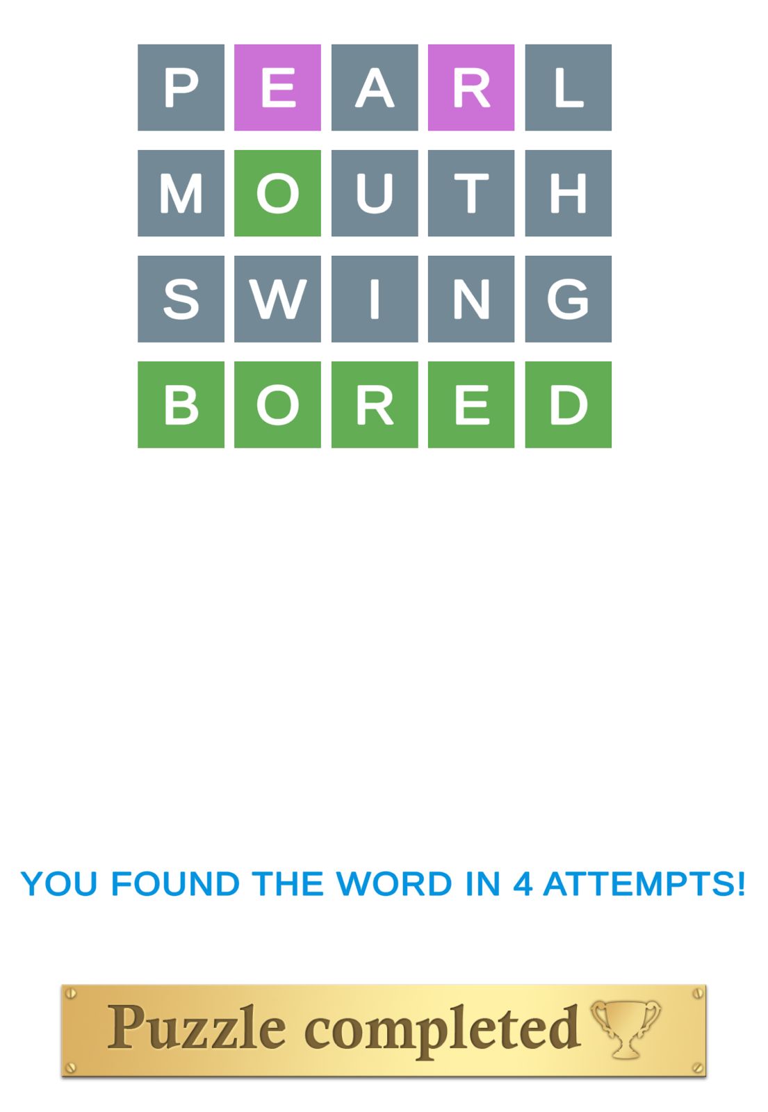 Puzzle Page Wordy December 4 2024