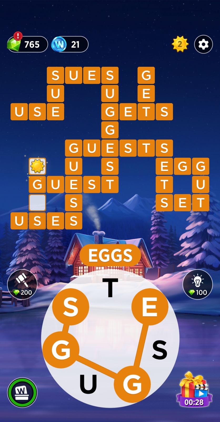 Words of Wonders (WOW) Daily Puzzle January 1 2025