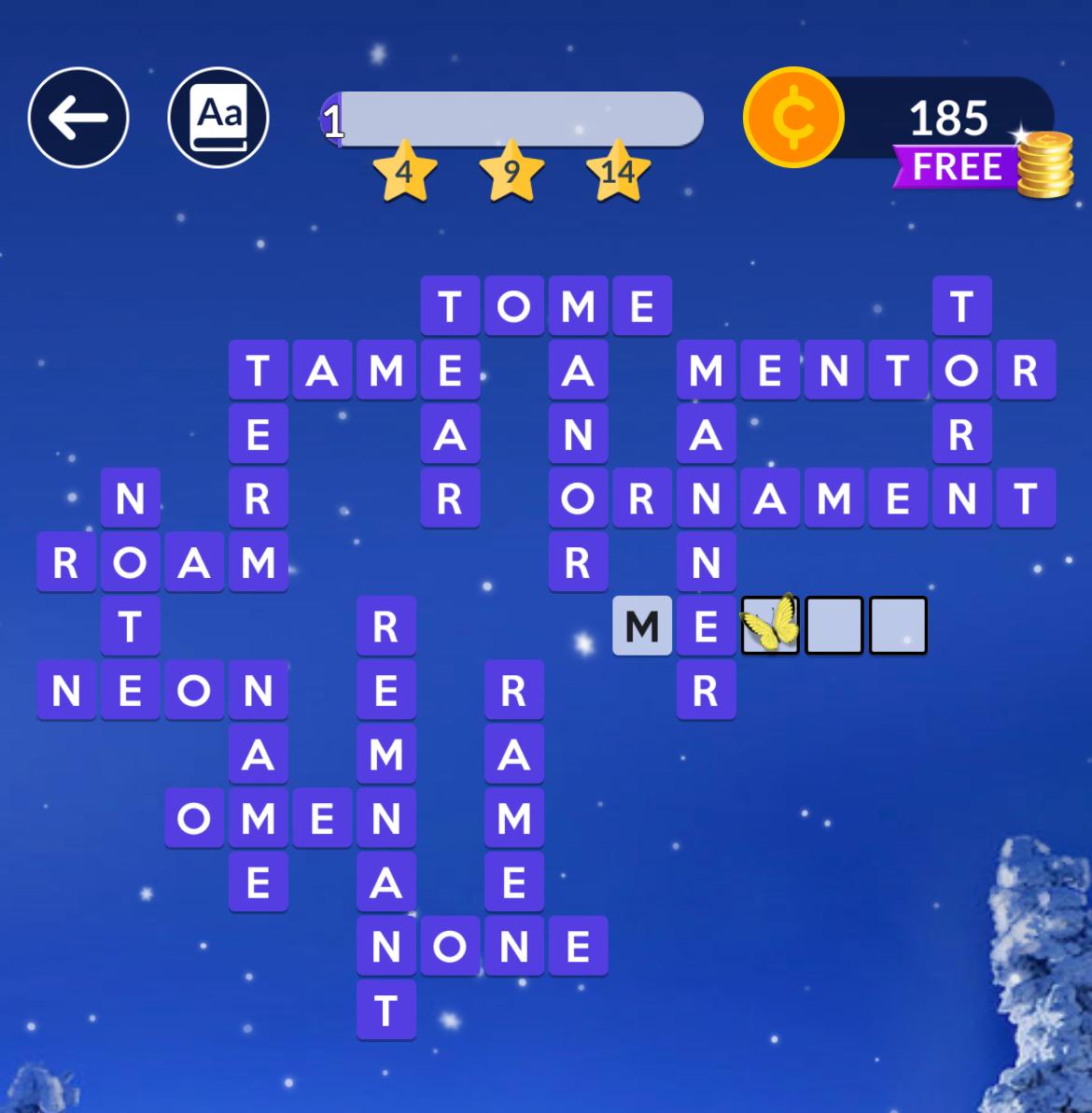 Wordscapes December 22 2024