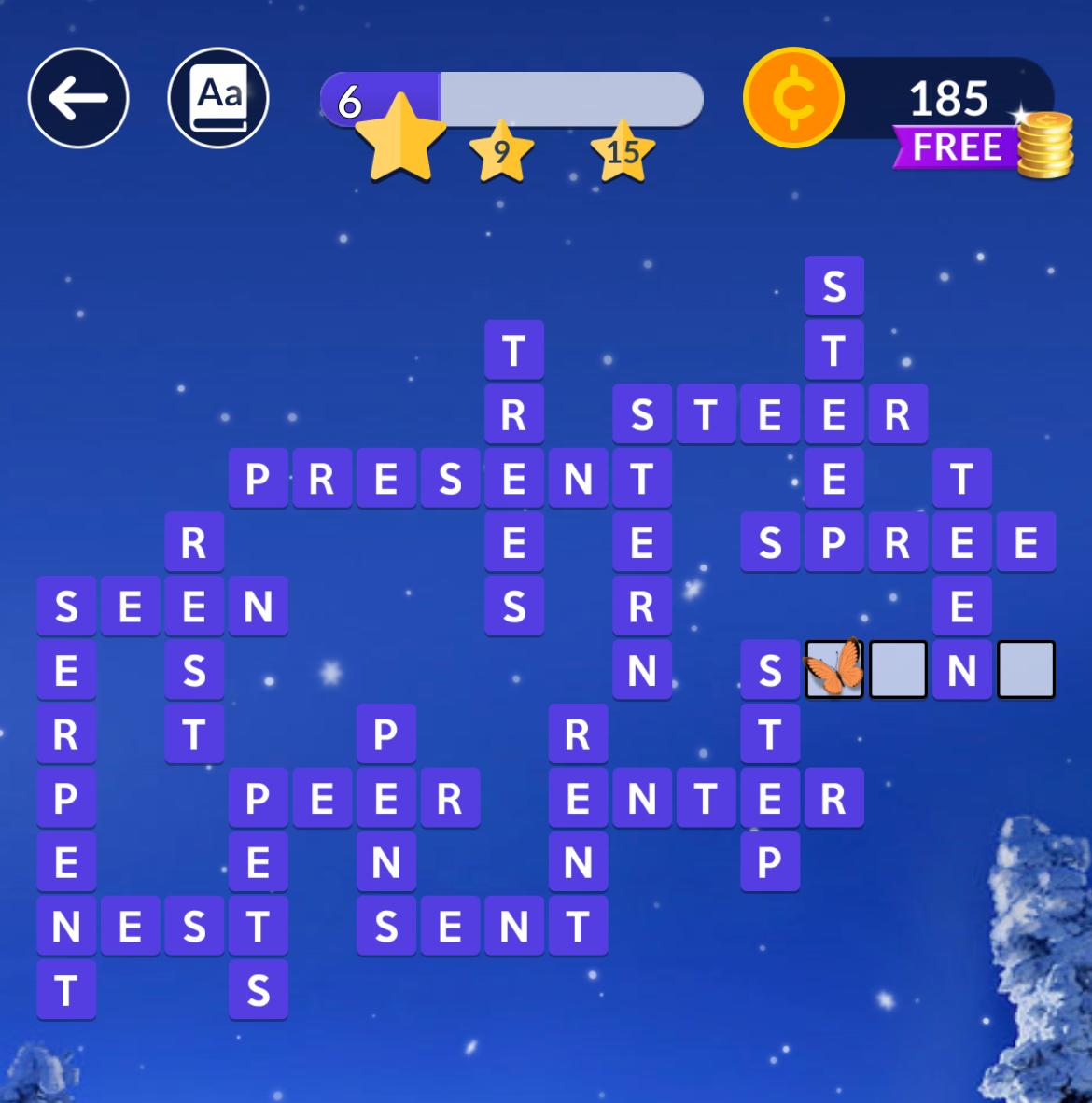 Wordscapes December 24 2024