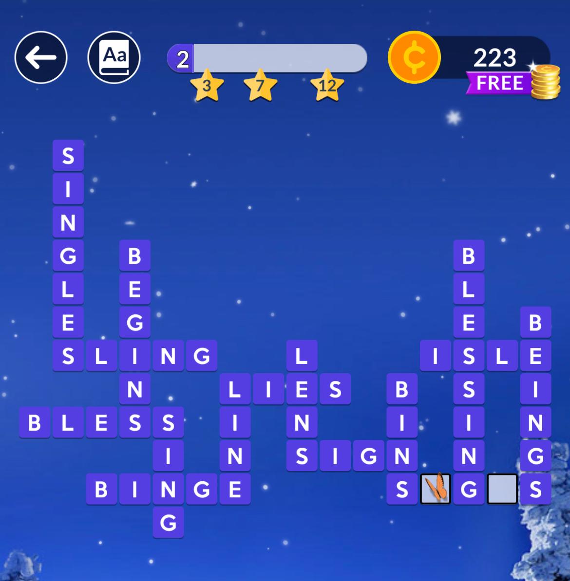Wordscapes December 27 2024