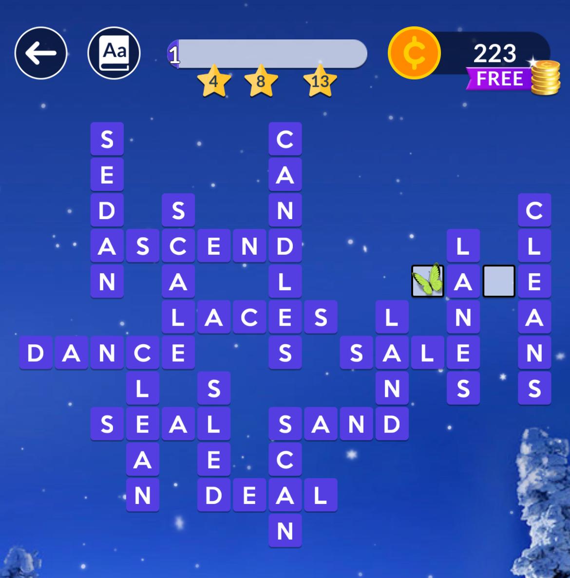 Wordscapes December 28 2024