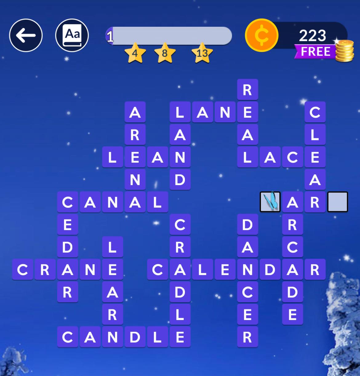 Wordscapes December 29 2024