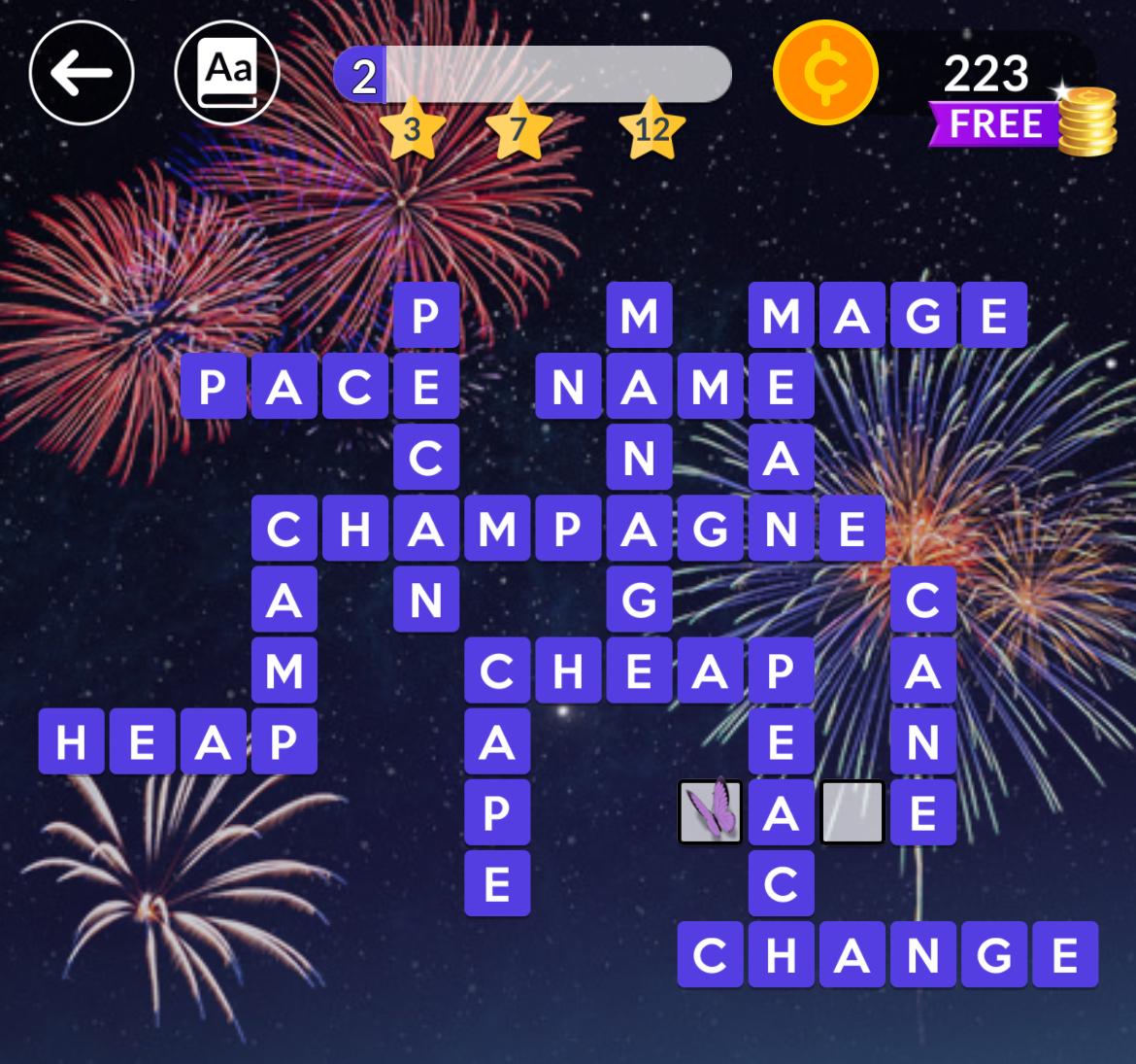 Wordscapes December 31 2024
