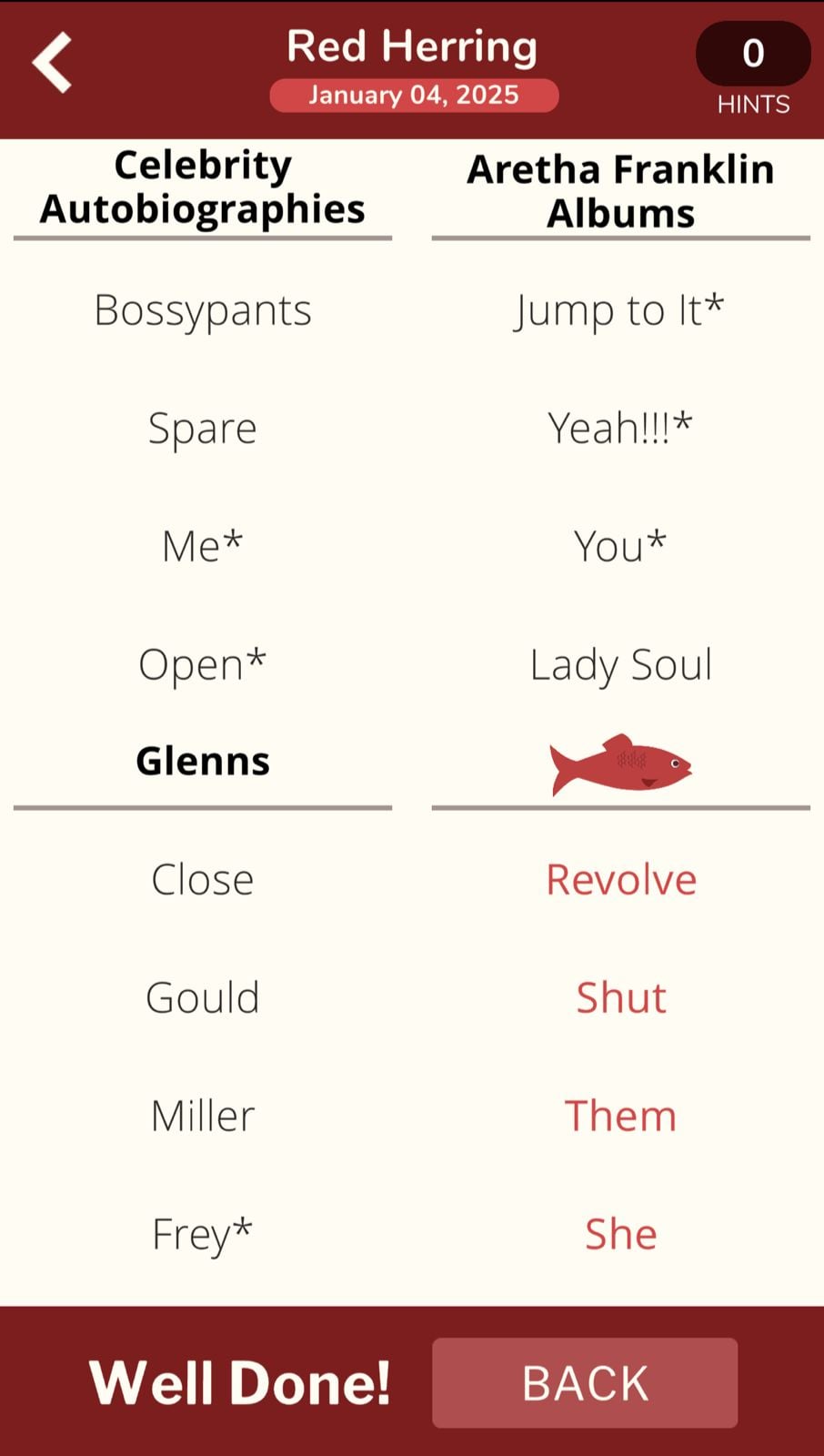 7 Little Words Red Herring January 4 2025