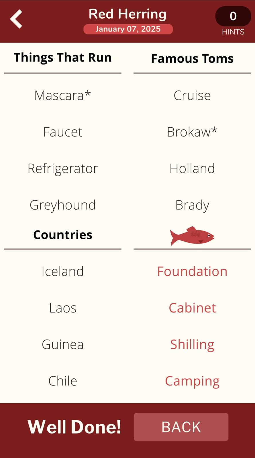 7 Little Words Red Herring January 7 2025 7 Little Words Red Herring January 7 2025
