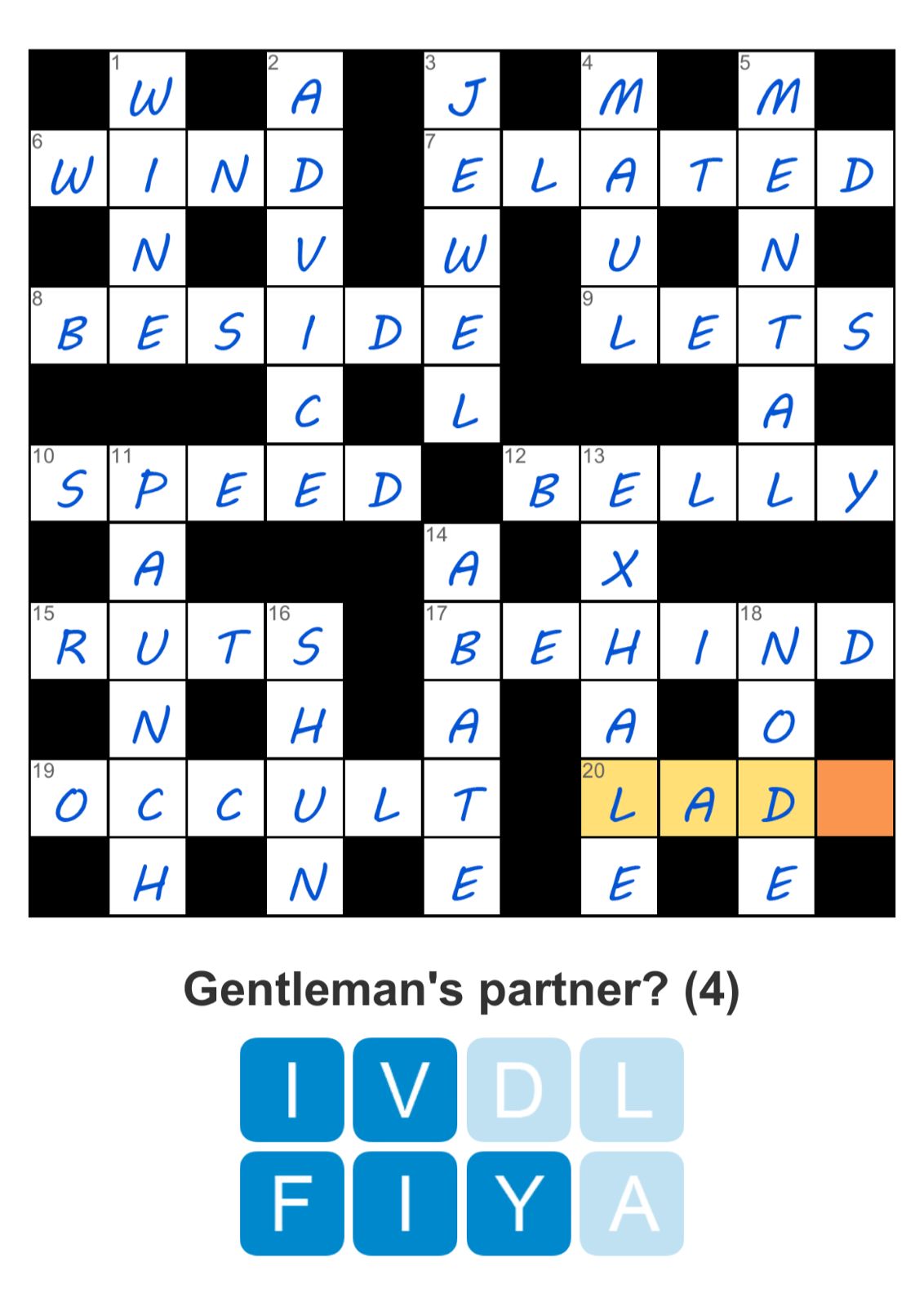 Puzzle Page Crossword January 7 2025