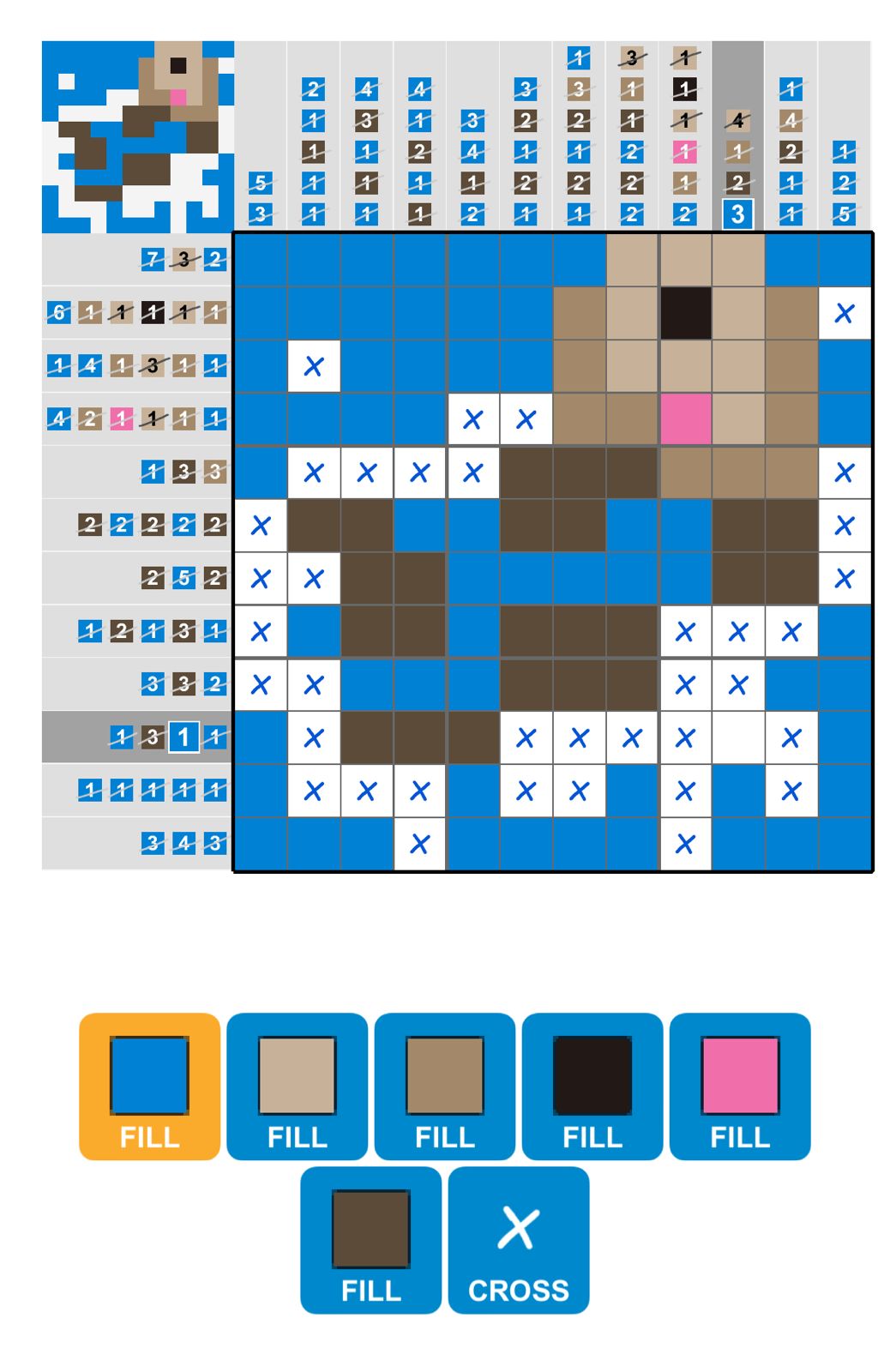 Puzzle Page Picture Cross January 7 2025