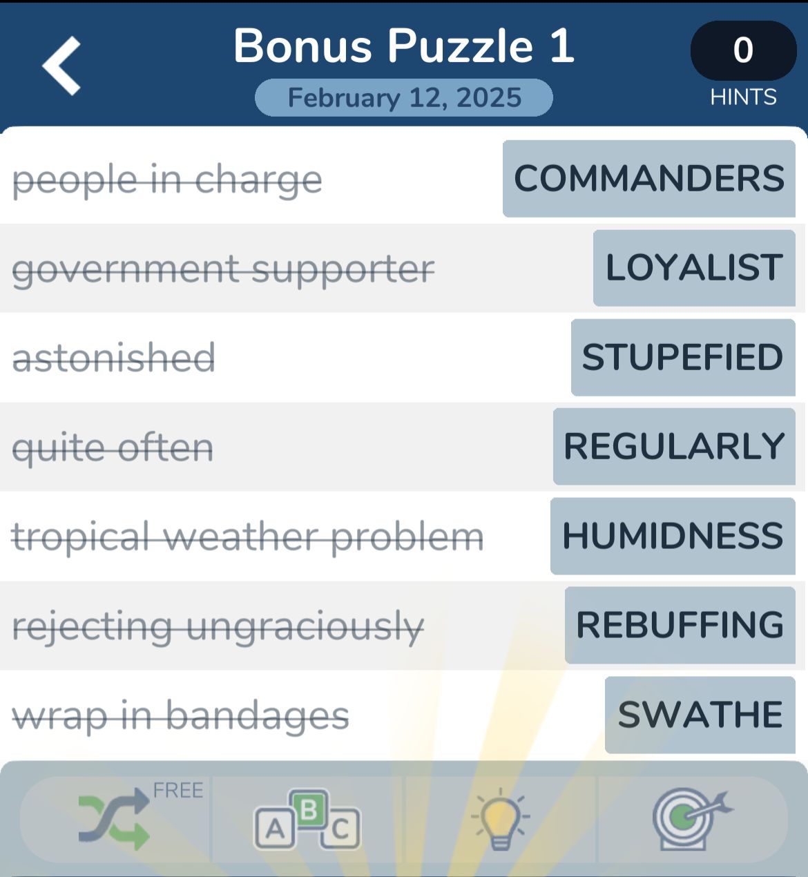 Word puzzle solving hints and answers